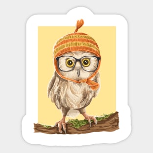 Owl Sticker